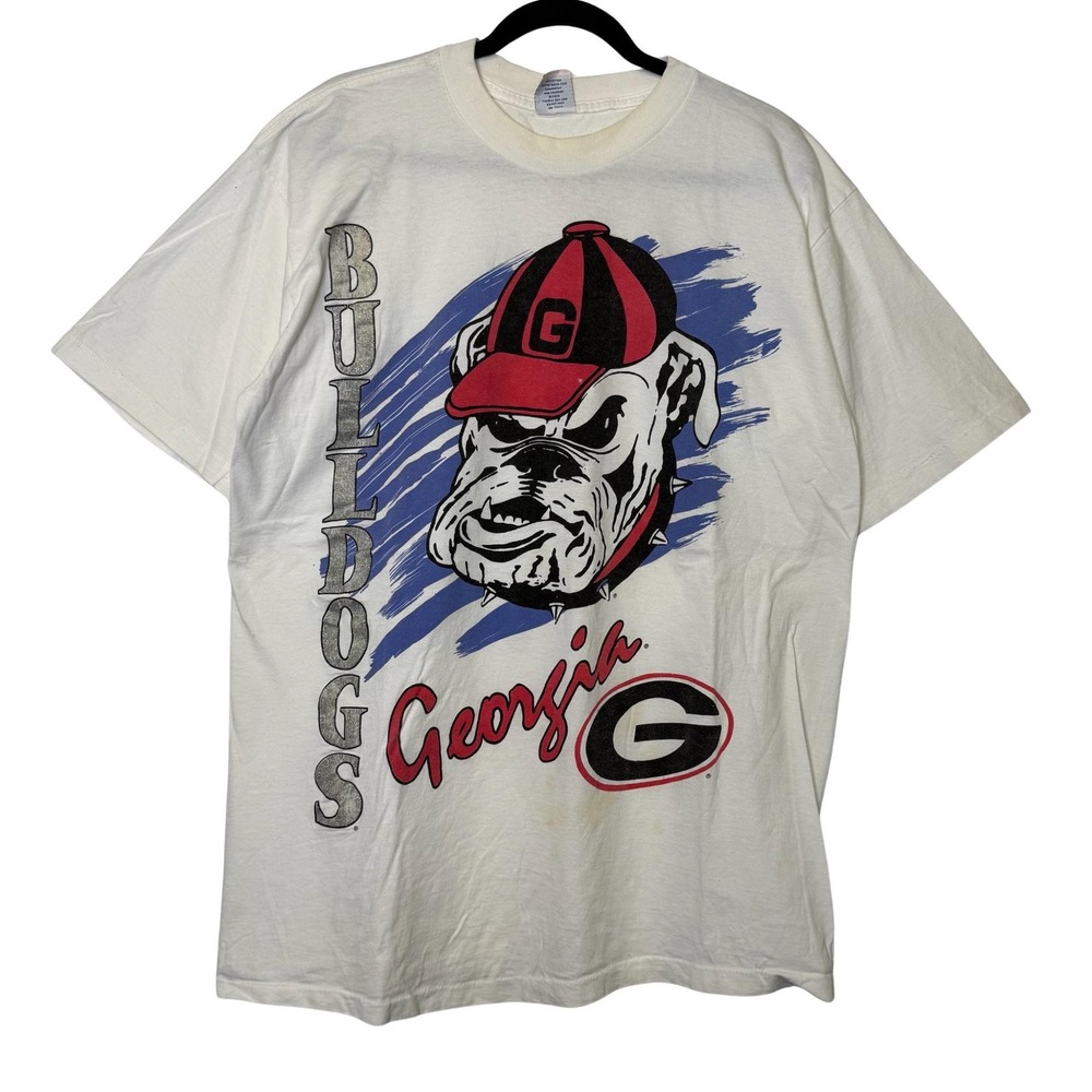 Vintage 90s Georgia Bulldogs NCAA T-Shirt Sz XL